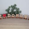Drevený vláčik - ♥ DOMOV